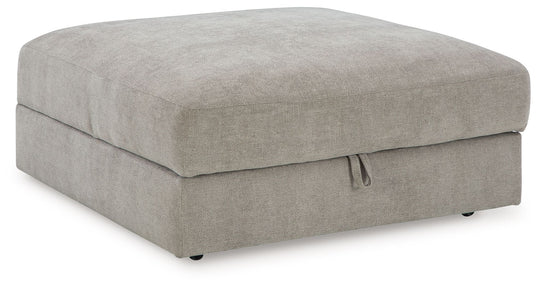 Aslan Court - Pebble - Ottoman With Storage by Benchcraft® | Bel Furniture