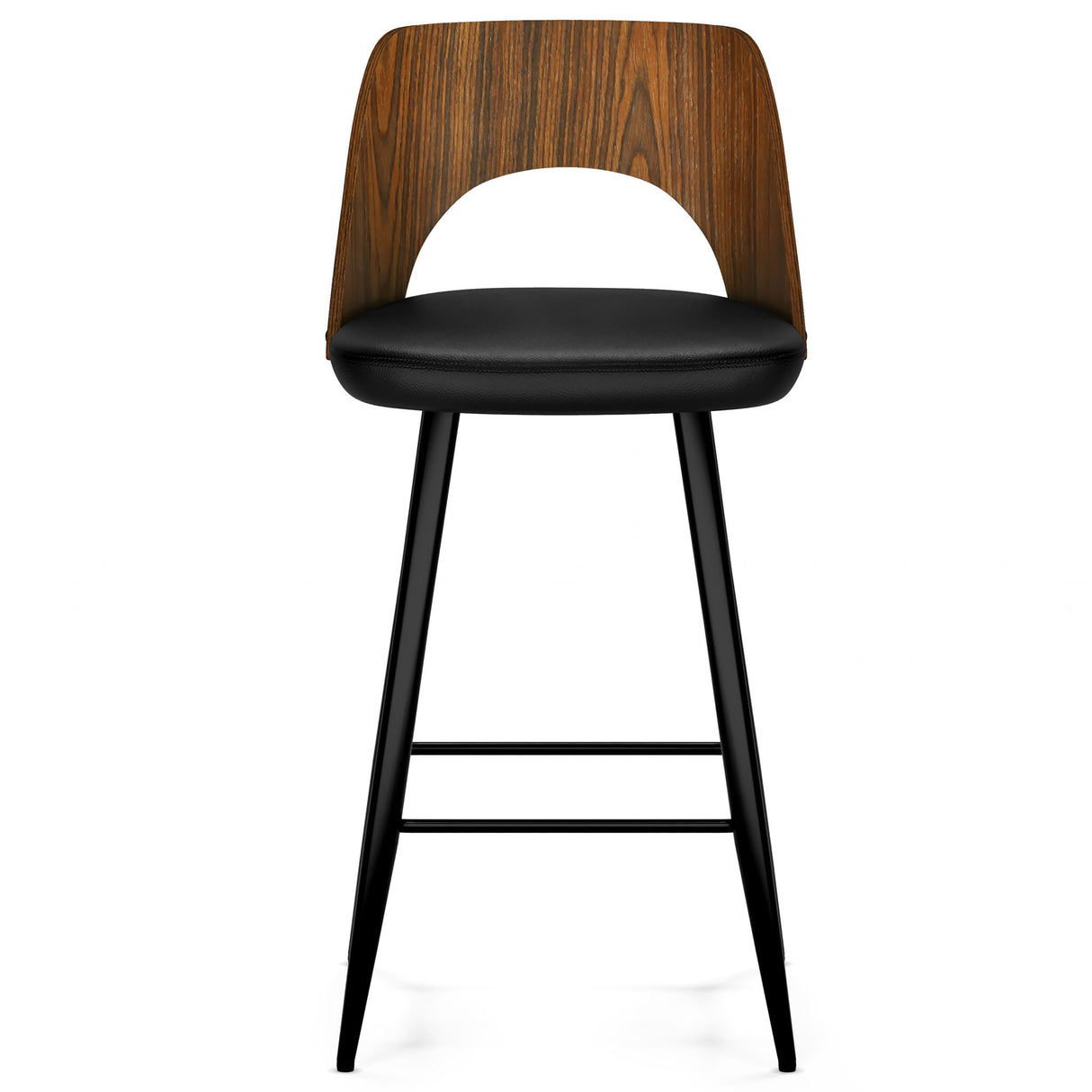 Micah - Counter Height Stool (Set of 2) - Black by Simpli-Home | Bel Furniture