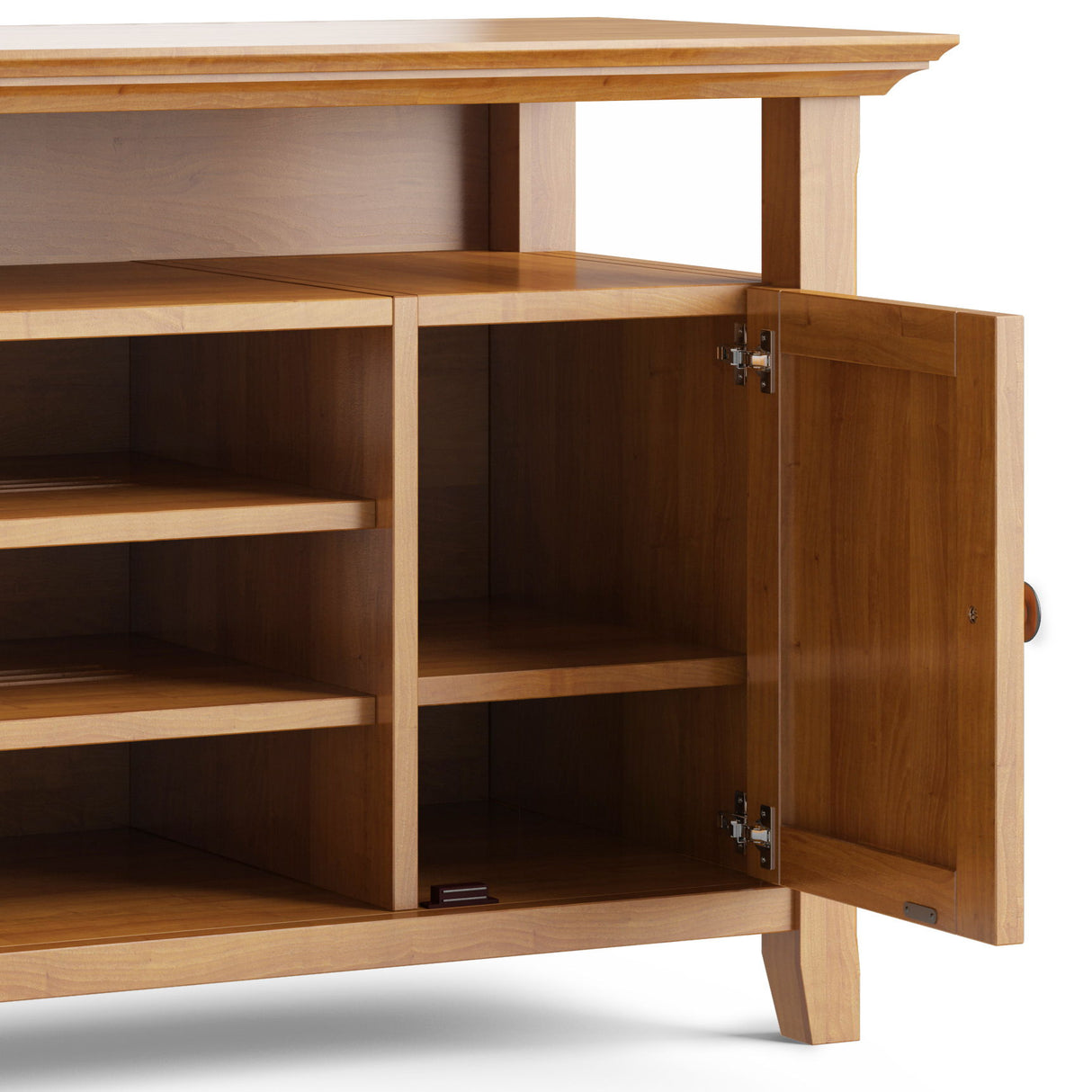 Amherst - TV Media Stand, Handcrafted by Simpli-Home | Bel Furniture