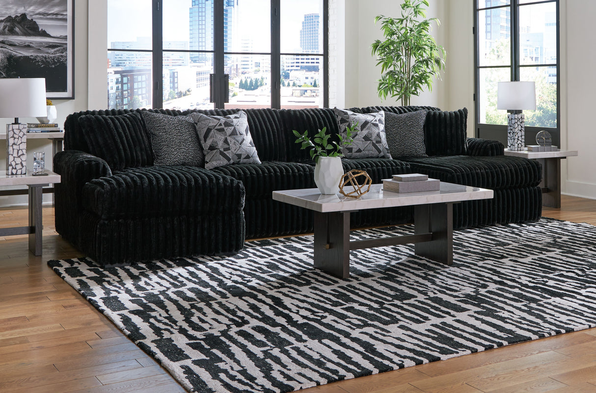 Midnight-Madness - Sectional by Signature Design by Ashley® | Bel Furniture