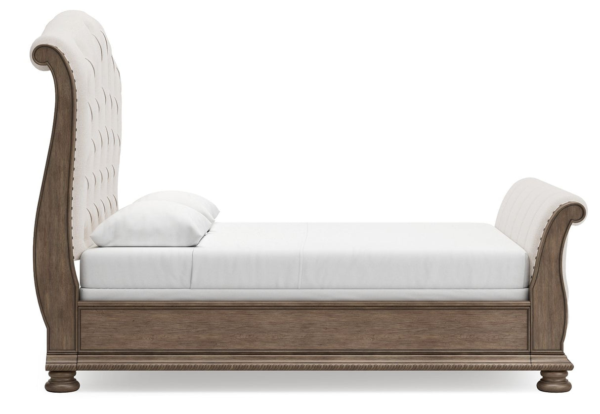 Ardenfield - Upholstered Sleigh Bed by Signature Design by Ashley® | Bel Furniture