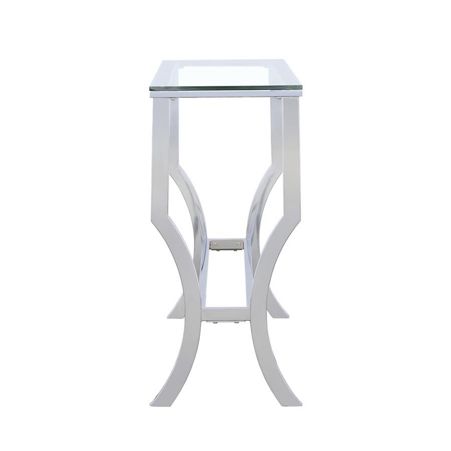 Saide - Rectangular Glass Top Table