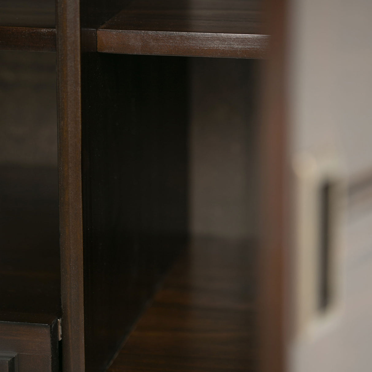 Burlington - Handcrafted Tall TV Media Stand by Simpli-Home | Bel Furniture