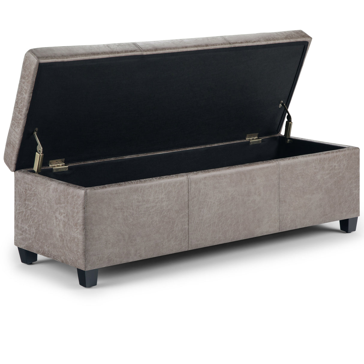 Avalon - Multifunctional Storage Ottoman Bench by Simpli-Home | Bel Furniture