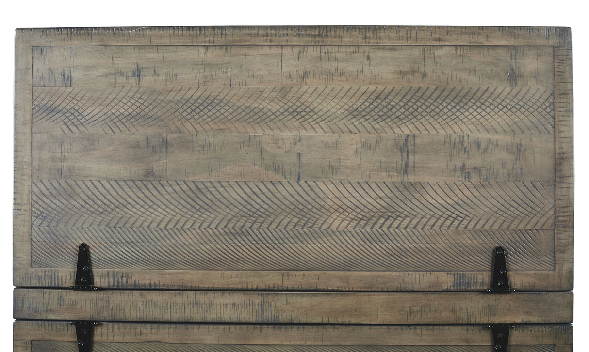 Aldwin - Gray - Cocktail Table With Storage - Square by Signature Design by Ashley® | Bel Furniture