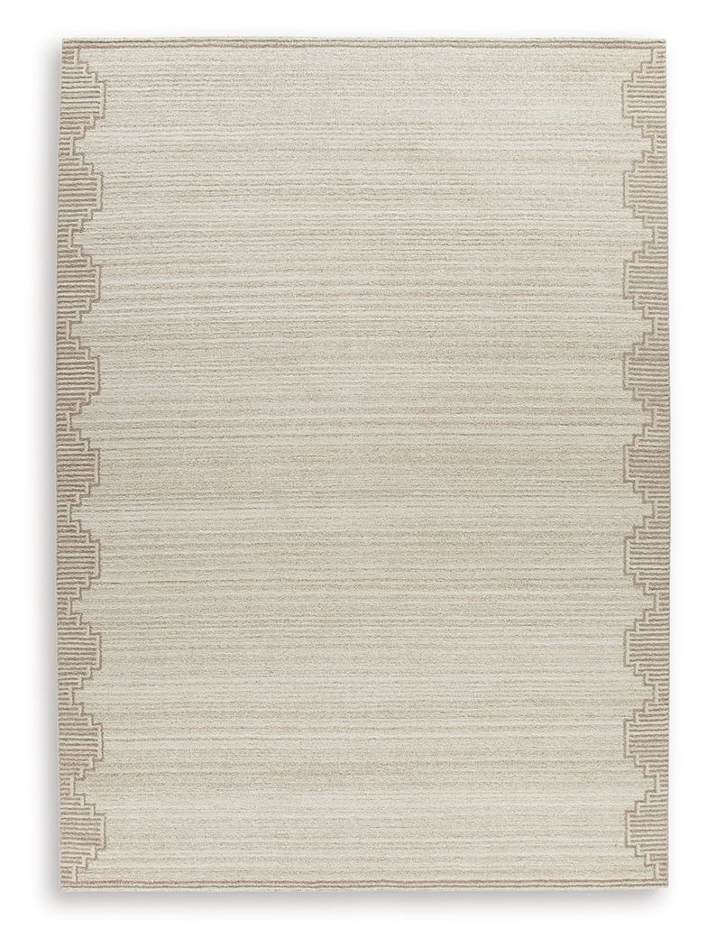 Emorymore - Extra Large Rug - Brown / Beige