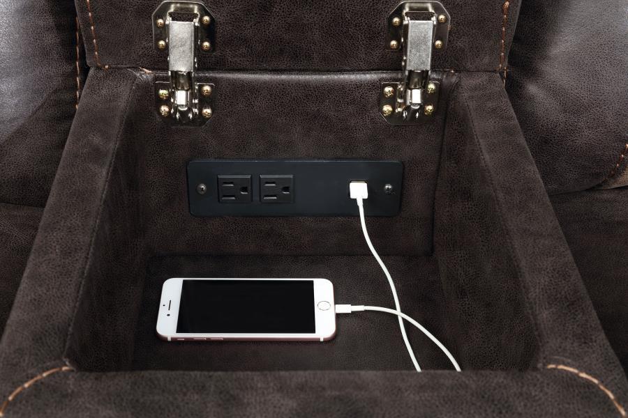 Greer - Upholstered Reclining Sofa Set by CoasterEveryday | Bel Furniture