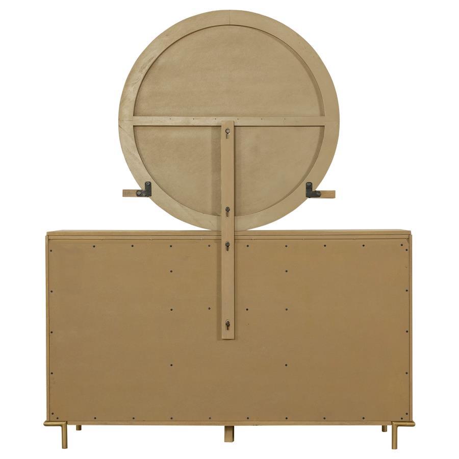 Arini - 8-Drawer Bedroom Dresser With Mirror by CoasterElevations | Bel Furniture