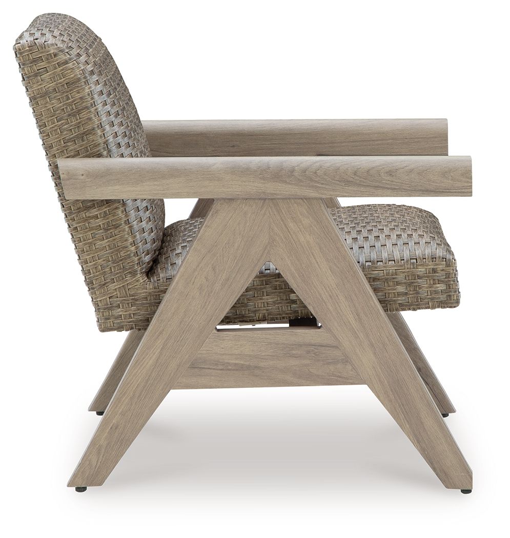 Cliff Trails - Beige - Rocking Lounge Chair by Signature Design by Ashley® | Bel Furniture