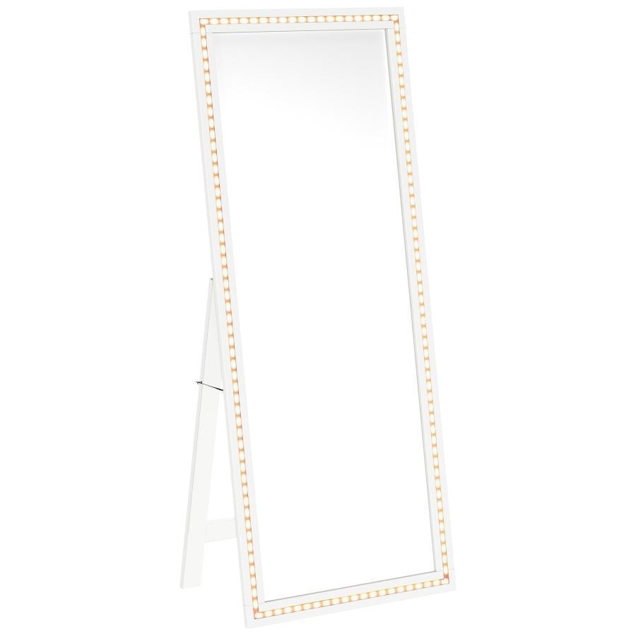 Windrose - Tempered LED Standing Mirror by Coaster Fine Furniture | Bel Furniture