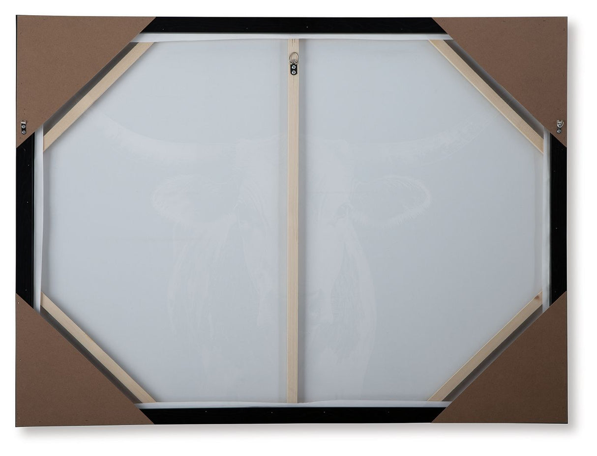 Harlandale - Black / White / Brown - Wall Art by Signature Design by Ashley® | Bel Furniture