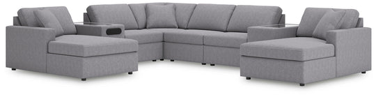 Modmax - U-Shaped Sectional - Granite
