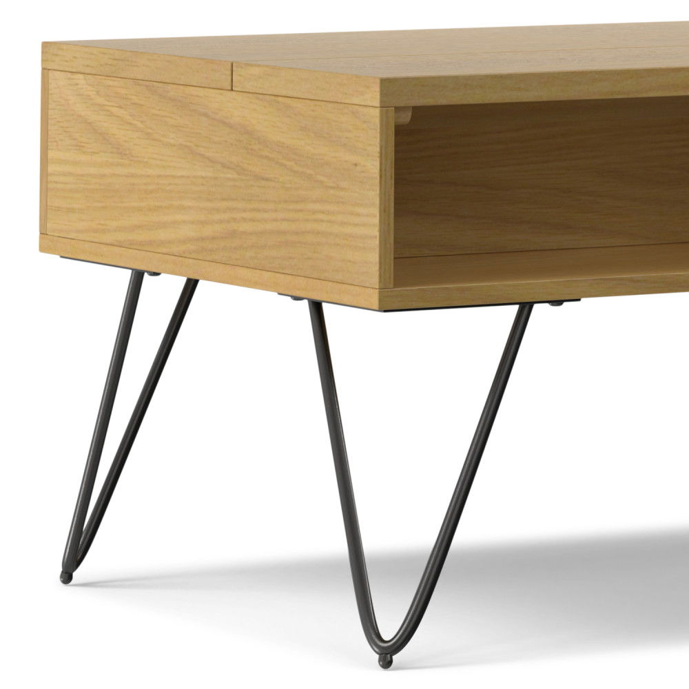 Hunter - Handcrafted Lift Top Coffee Table by Simpli-Home | Bel Furniture