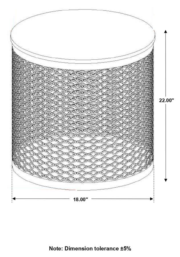 Aurora - Round Drum Base Accent Side Table - Natural And Black by CoasterEssence | Bel Furniture