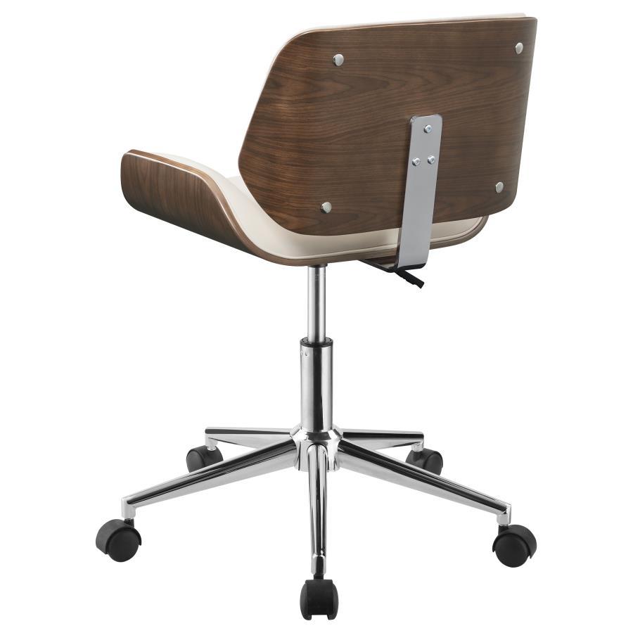 Addington - Upholstered Adjustable Office Desk Chair by CoasterEveryday | Bel Furniture