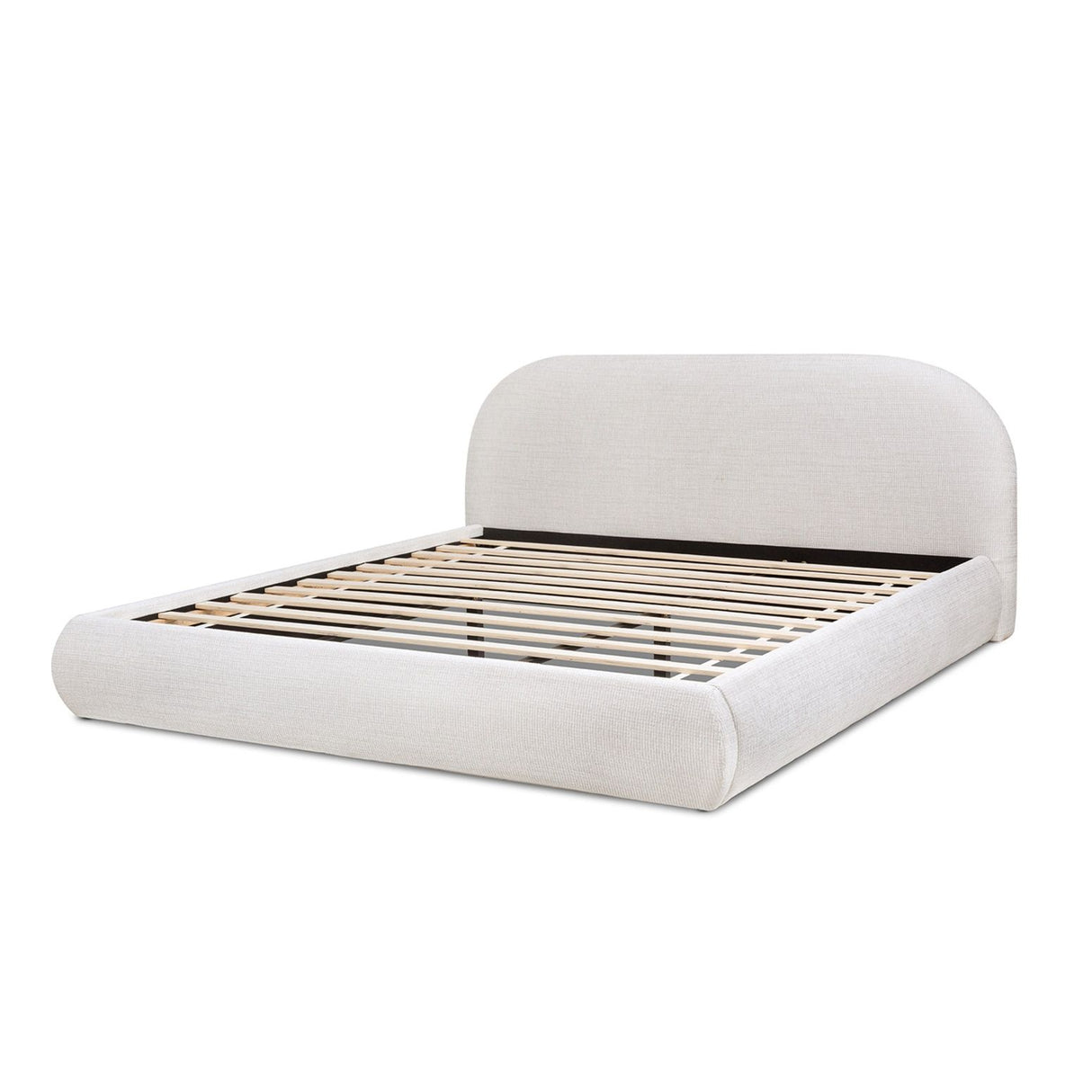 Archie Puffy Grounded - Upholstered Platform Bed