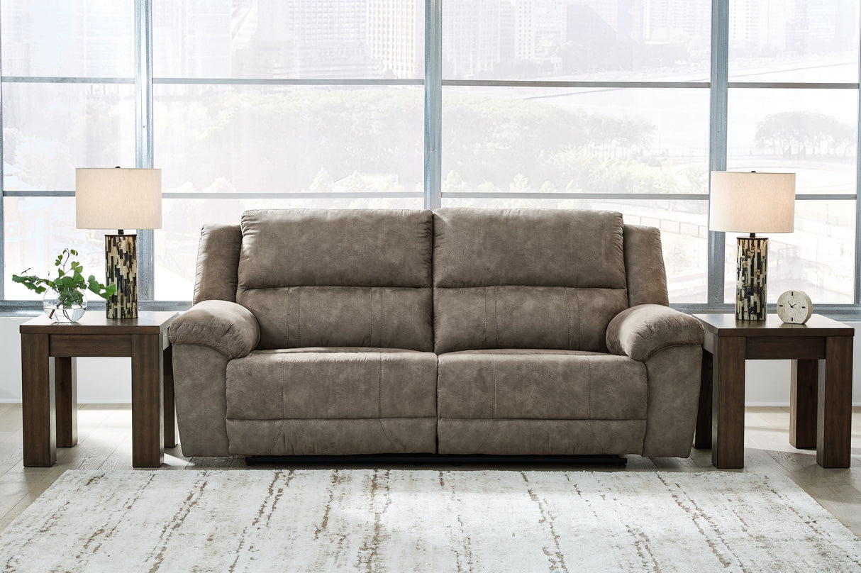 Laresview - Fossil - 2 Seat Reclining Sofa by Signature Design by Ashley® | Bel Furniture