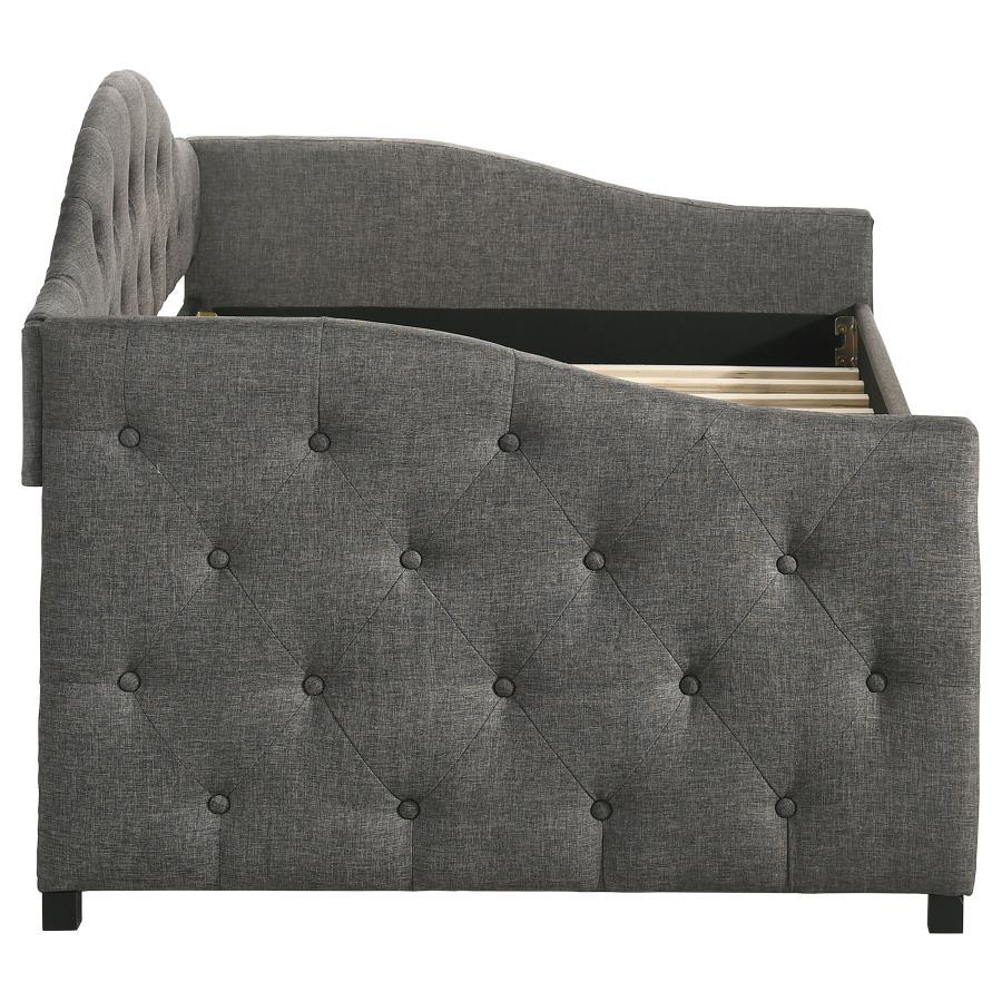 Sadie - Upholstered Daybed With Trundle by CoasterEveryday | Bel Furniture