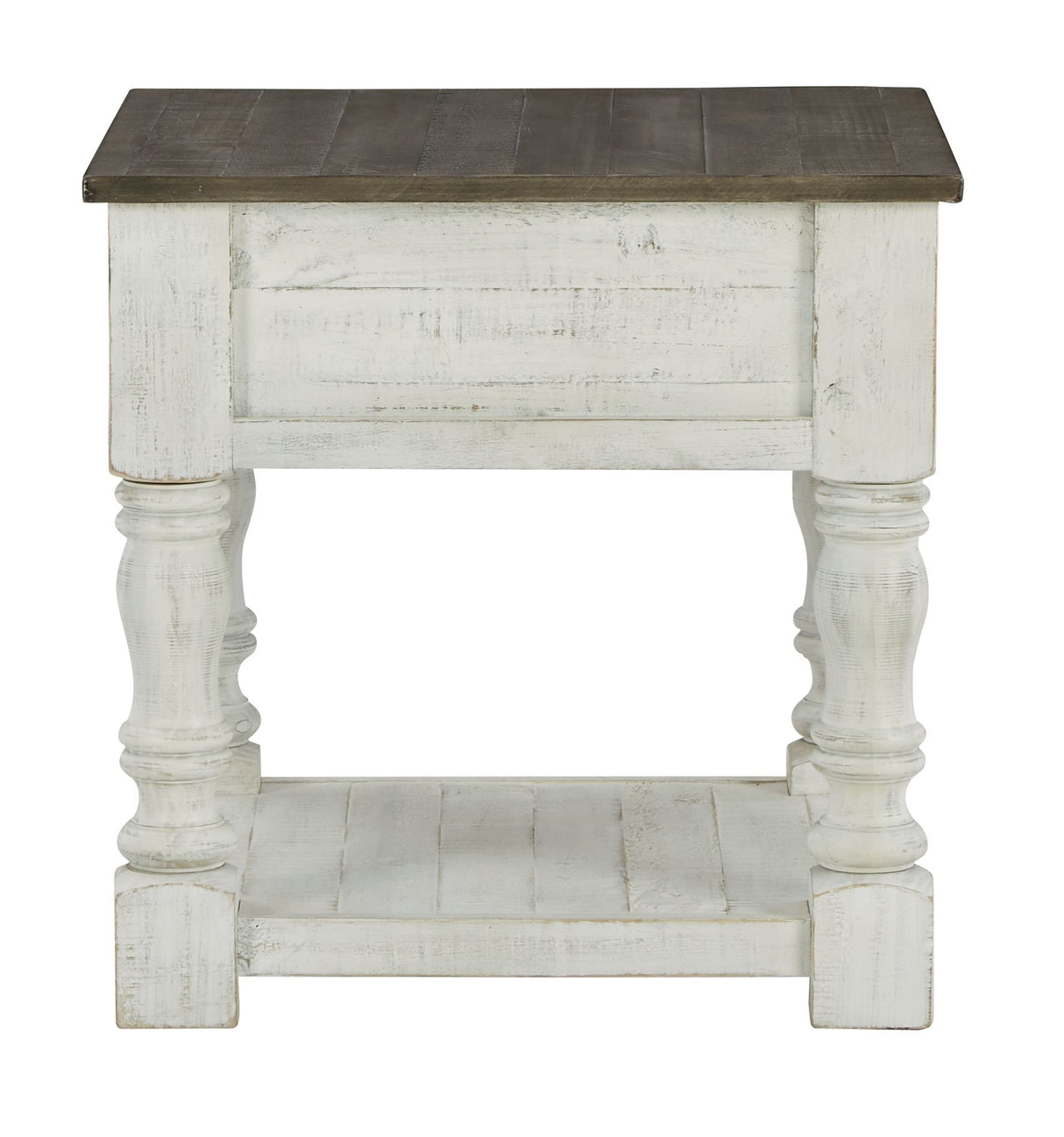 Havalance - White / Gray - Square End Table by Signature Design by Ashley® | Bel Furniture