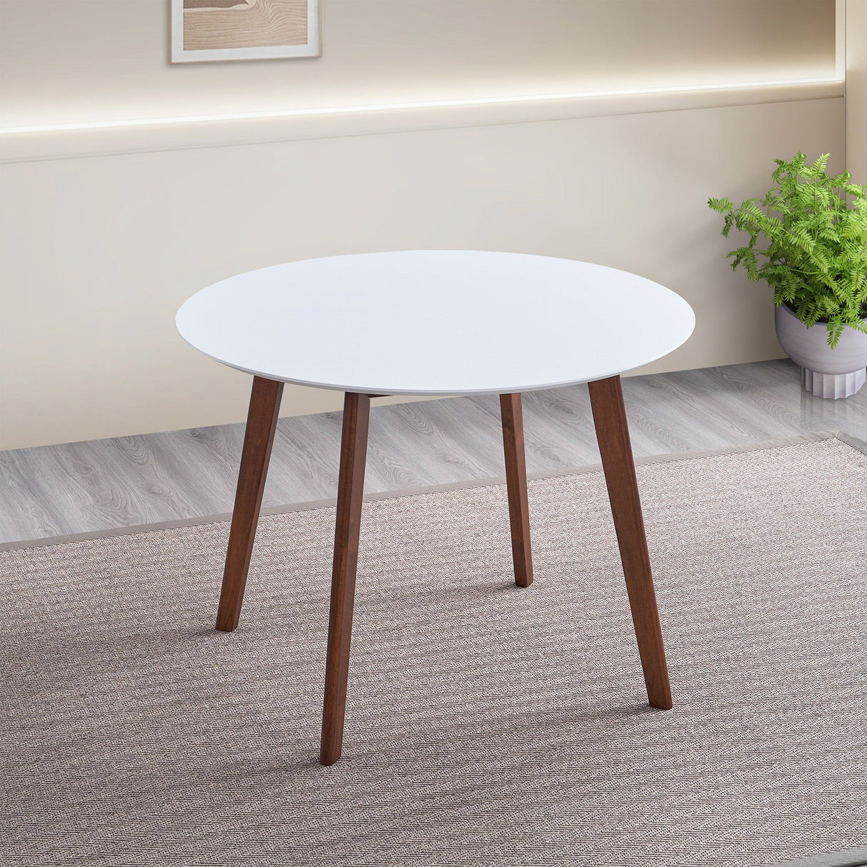 Carlton - Dining Table - Brown / White by Ashcroft Furniture | Bel Furniture