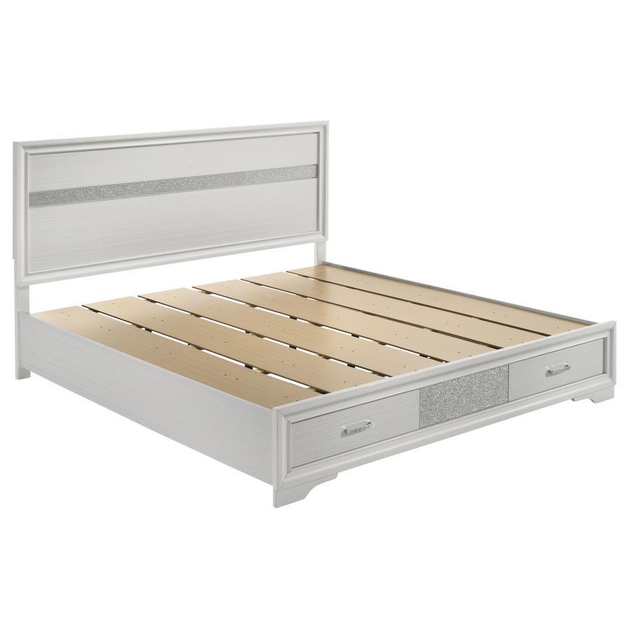 Miranda - Storage Wood Panel Bed by CoasterEveryday | Bel Furniture