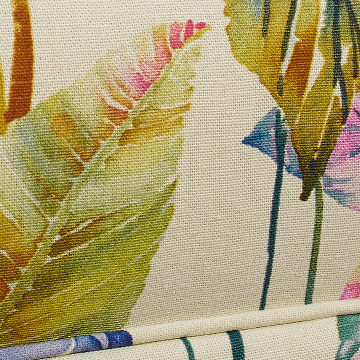 Paradise - Upholstered Arm Chair Floral Printed On Cotton - Off-White by Jennifer Taylor Home | Bel Furniture