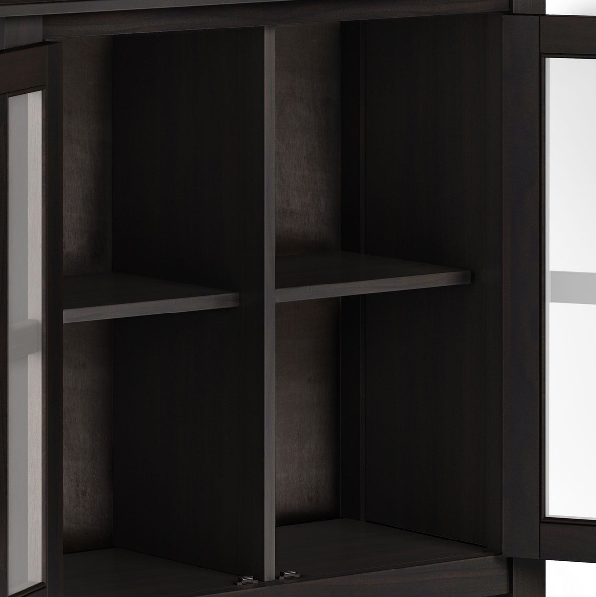 Artisan - Low Storage Cabinet - Hickory Brown by Simpli-Home | Bel Furniture