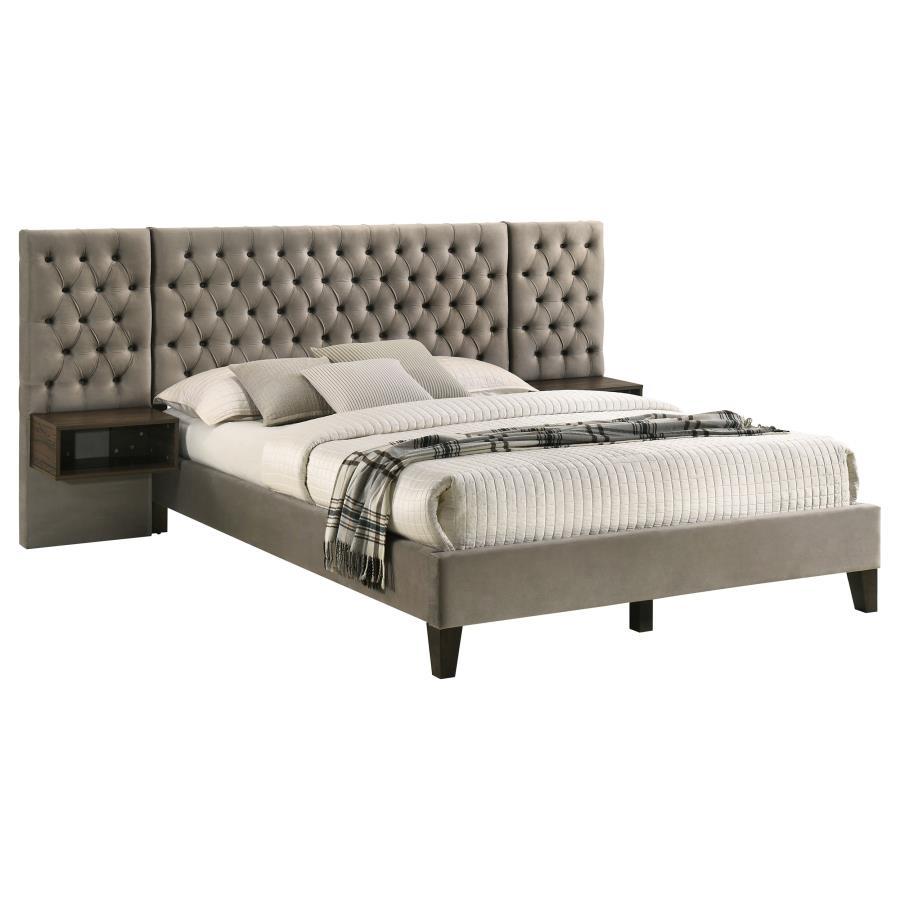 Marley - Upholstered Wall Panel Bed by Coaster Fine Furniture | Bel Furniture