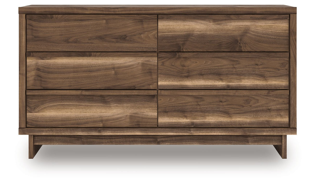 Chirason - Brown - Six Drawer Dresser by Signature Design by Ashley® | Bel Furniture