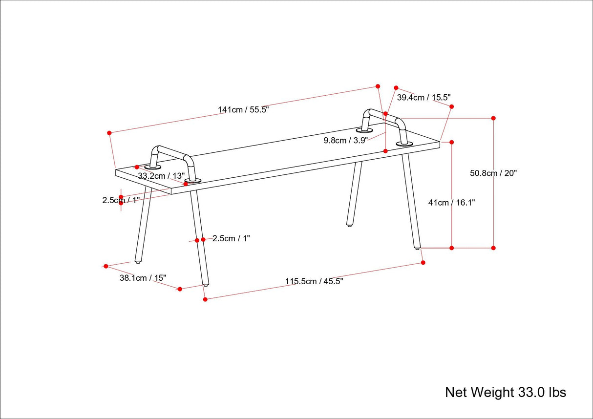 Berkeley - Entryway Bench by Simpli-Home | Bel Furniture