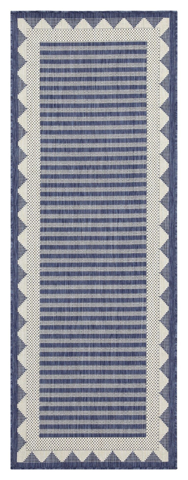 Sunshine - 2'7" X 7'3" Area Rug, Polypropylene Blue by Icona Home Decor | Bel Furniture