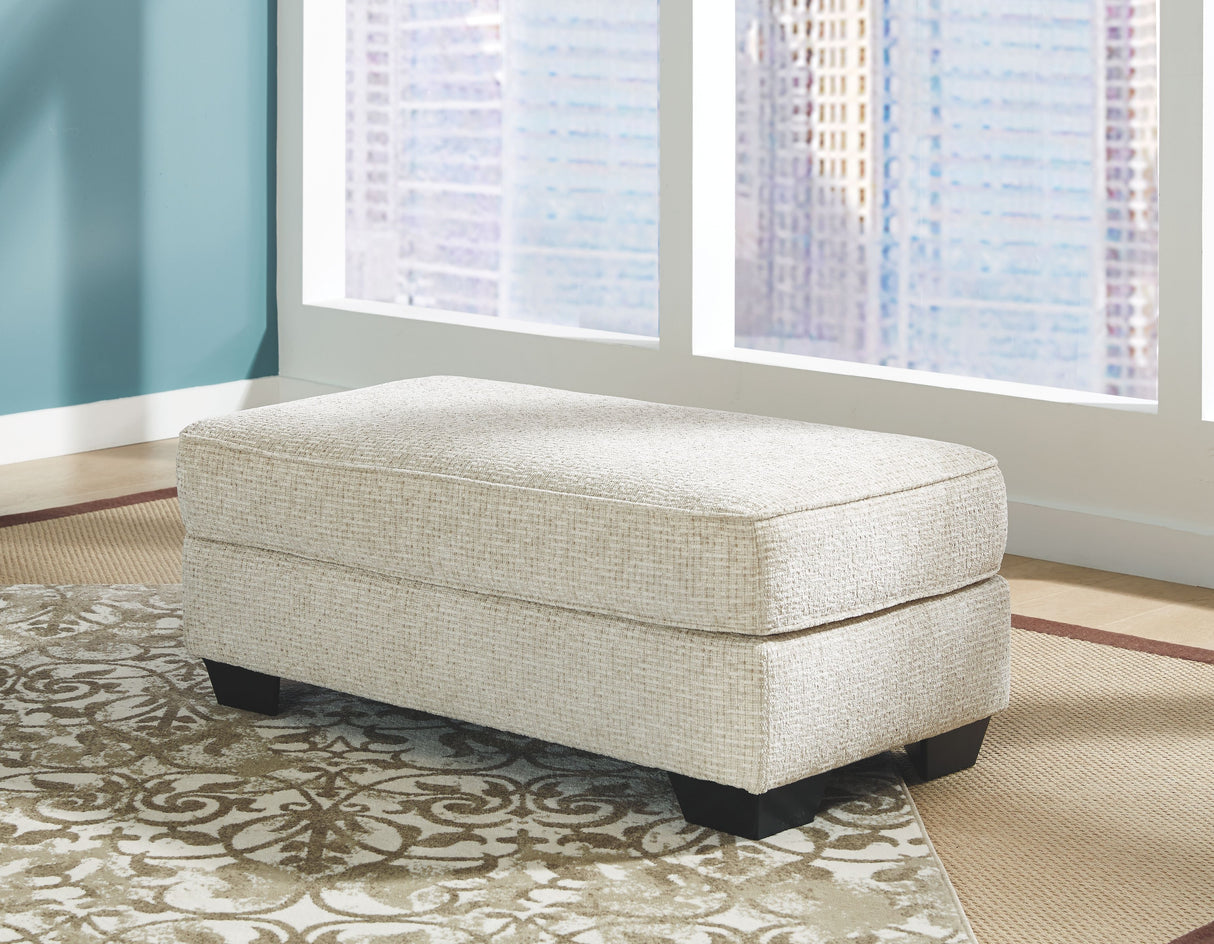 Monaghan - Sandstone - Ottoman by Signature Design by Ashley® | Bel Furniture