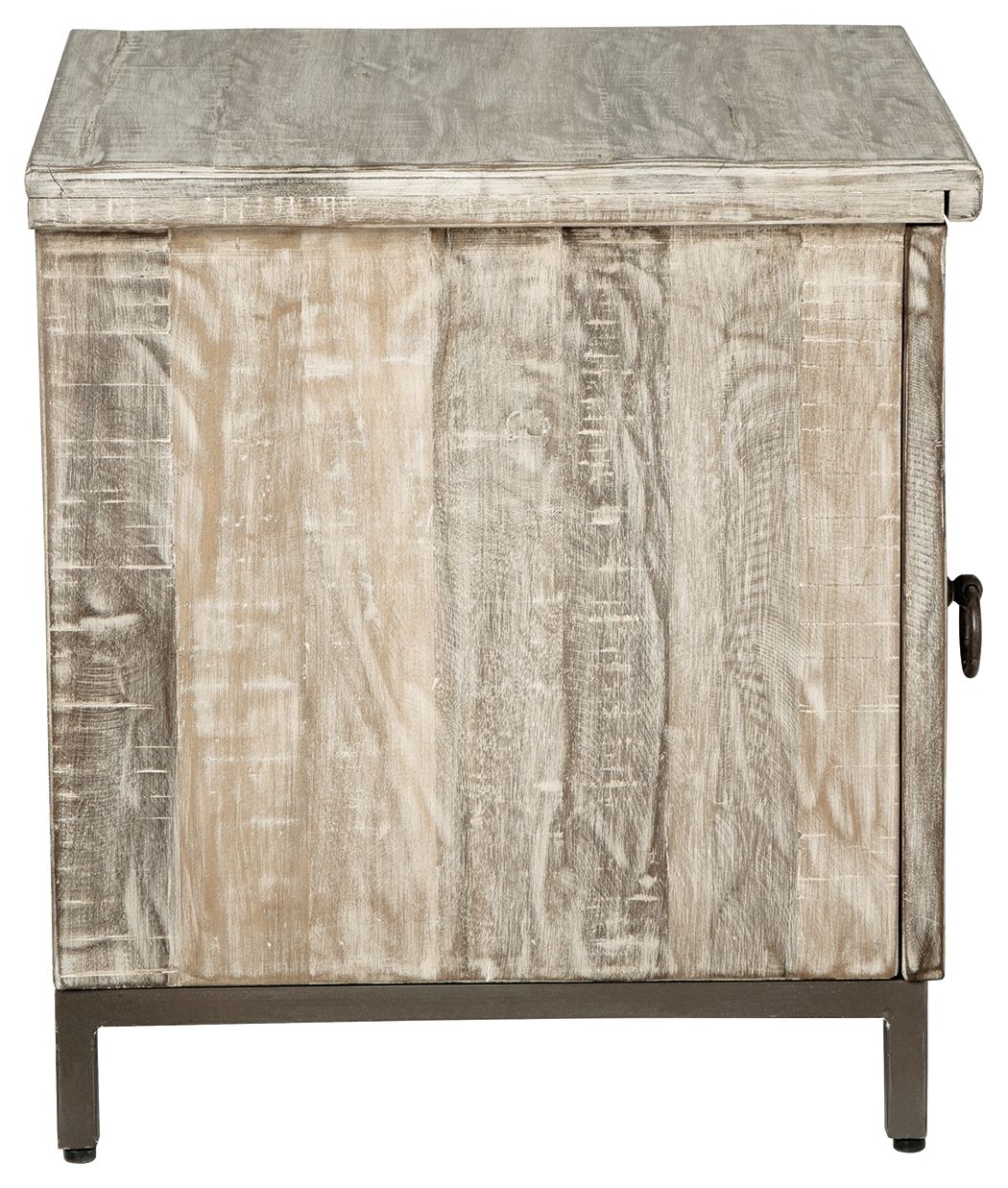Laddford - Whitewash - Accent Cabinet - Shelf by Signature Design by Ashley® | Bel Furniture