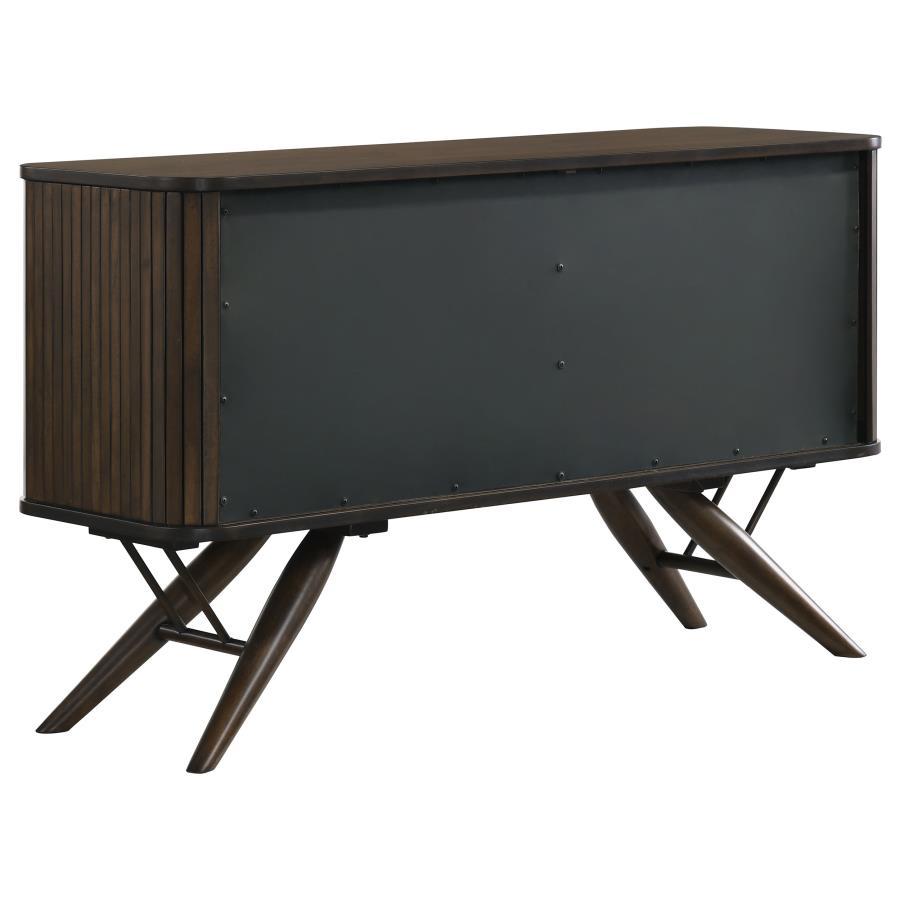 Wes - 2 Door Sideboard Buffet Storage Cabinet - Dark Walnut by CoasterEssence | Bel Furniture