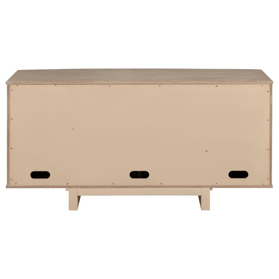 Kailani - 4-Door Cane Sideboard Buffet Cabinet - Beige Oak by Coaster Fine Furniture | Bel Furniture