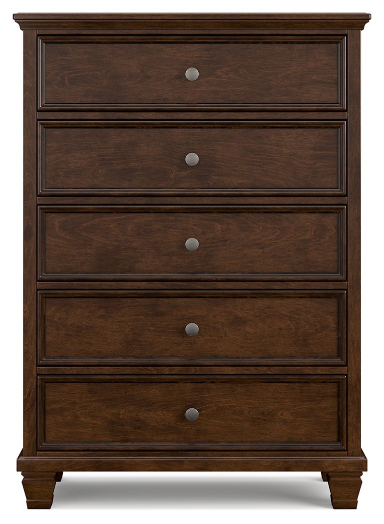 Danabrin - Brown - Five Drawer Chest by Signature Design by Ashley® | Bel Furniture