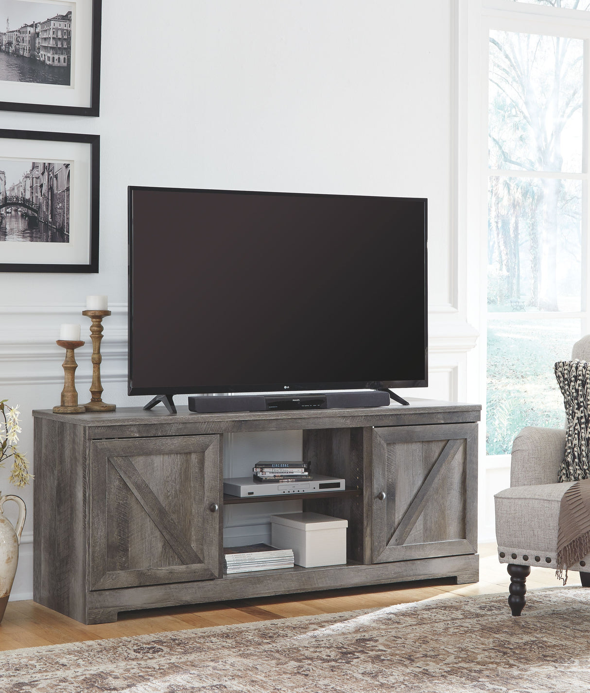 Wynnlow - TV Stand With Fireplace Option by Signature Design by Ashley® | Bel Furniture