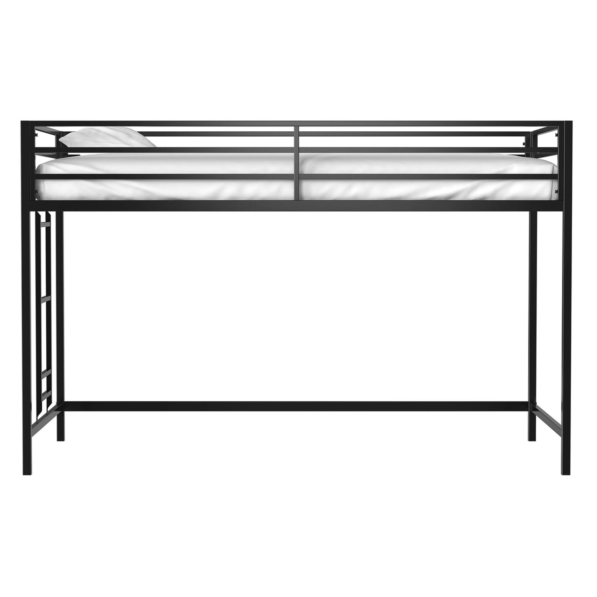 Adam - Junior Twin Loft Bunk - Black by House & Home Furniture | Bel Furniture