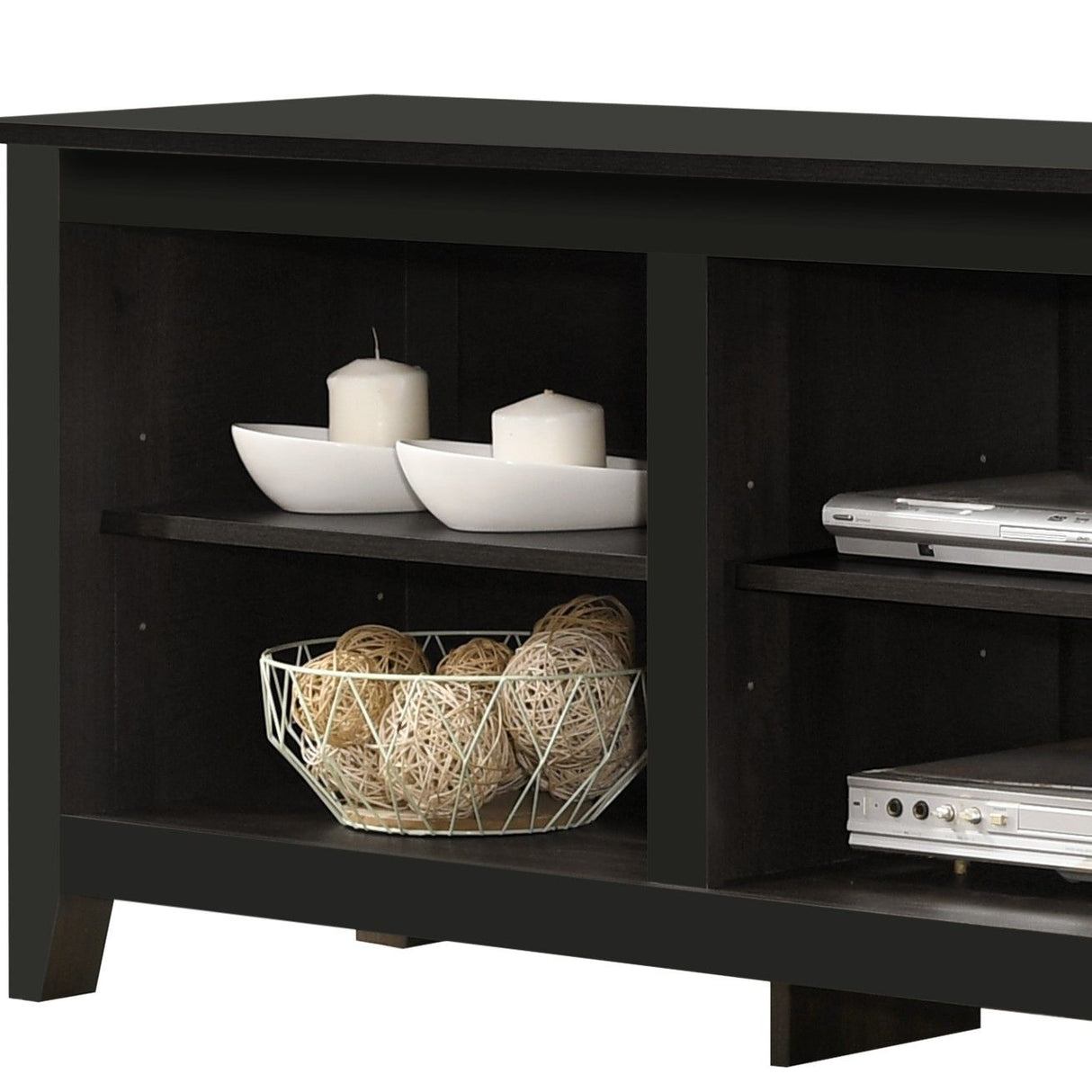 Benito - TV Stand With Open Shelves And Cable Management by Lilola Home | Bel Furniture