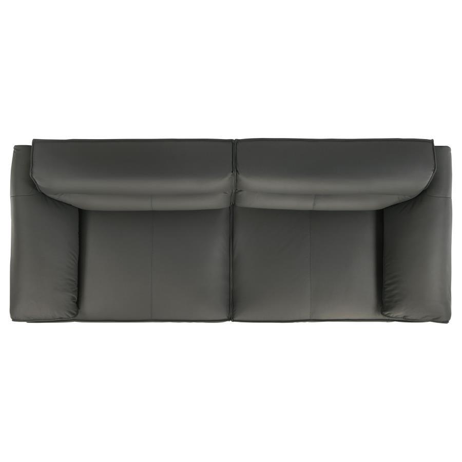 Buxton - Top Grain Leather Upholstered Sofa
