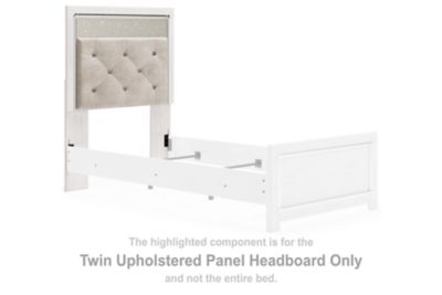 Altyra - Upholstered Panel Headboard White by Signature Design by Ashley® | Bel Furniture