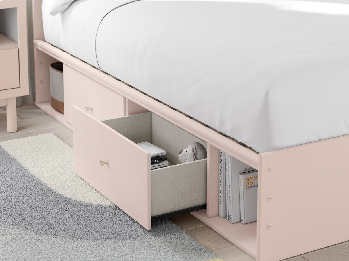 Wistenpine - Upholstered Panel Bed With Storage by Signature Design by Ashley® | Bel Furniture