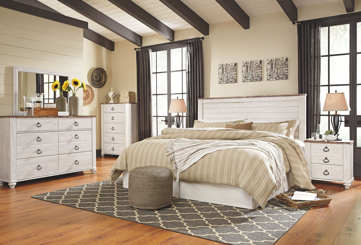 Willowton - Bedroom Set Light Brown by Signature Design by Ashley® | Bel Furniture