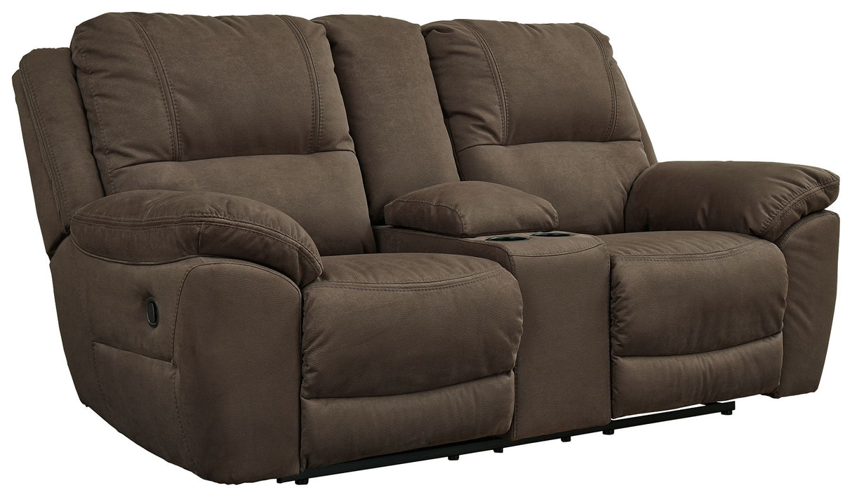 Next-Gen Gaucho - Double Reclining Loveseat Dark Brown by Signature Design by Ashley® | Bel Furniture