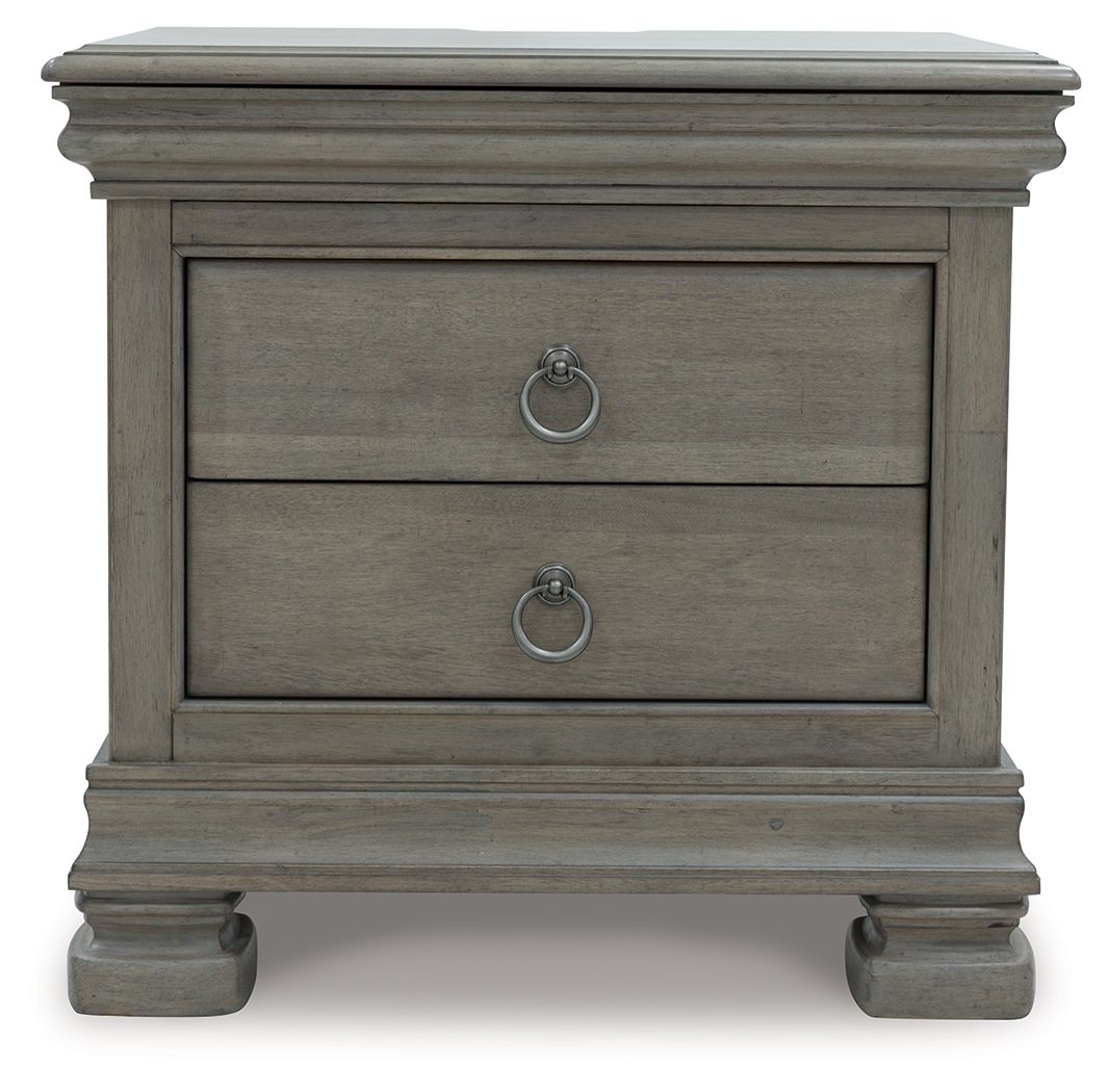 Lexorne - Gray - Three Drawer Night Stand by Signature Design by Ashley® | Bel Furniture