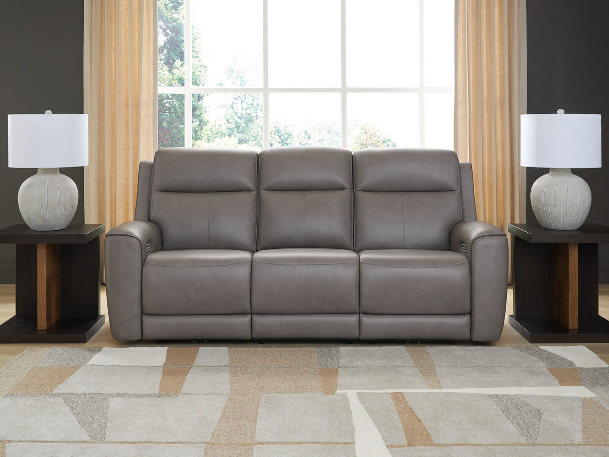 5Z-Comfort - Relaxation - Power Reclining Sofa With Adj Headrest by Signature Design by Ashley® | Bel Furniture