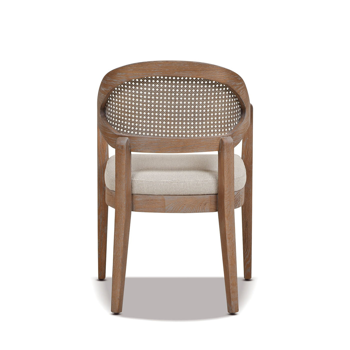 Americana - Mid-Century Modern Cane Back Dining Chair Textured Weave - Taupe Beige by Jennifer Taylor Home | Bel Furniture