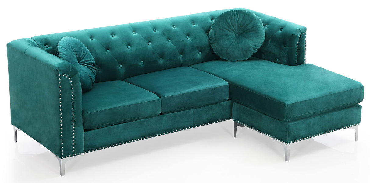 Pompano - Micro Suede Sofa Chaise
