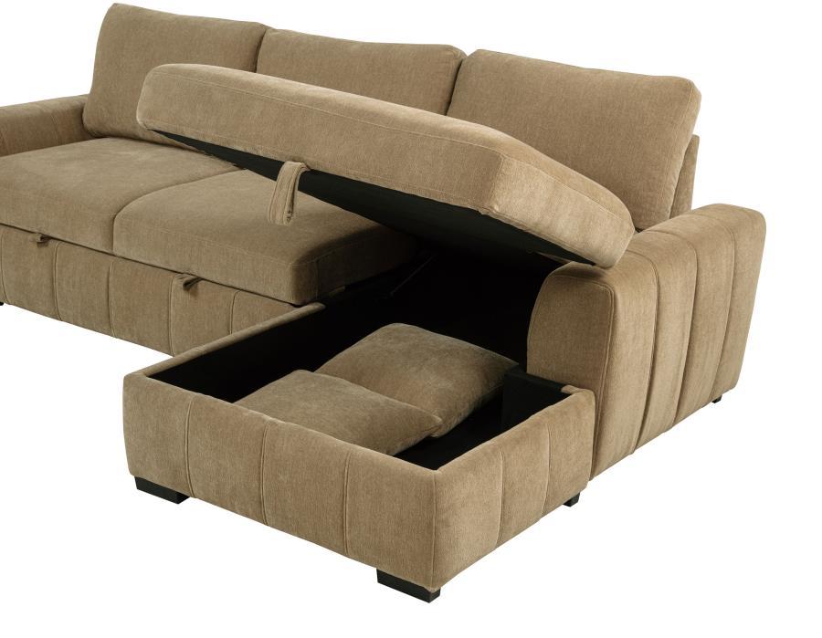 Pastrana - Upholstered Sleeper Sectional Sofa