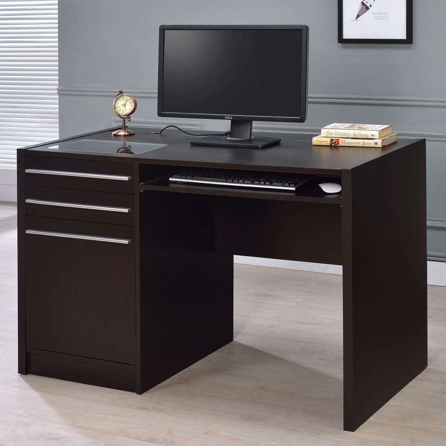 Halston - Office Computer Desk by CoasterEveryday | Bel Furniture